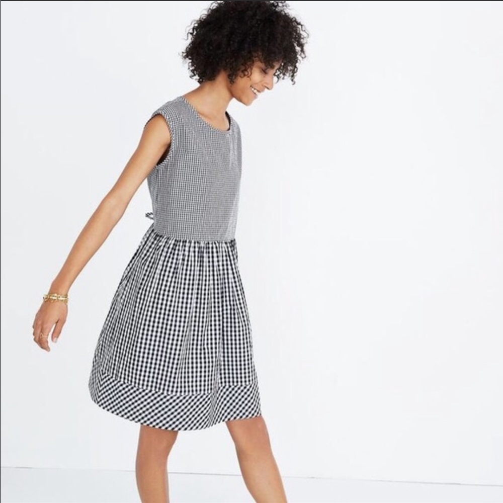 Madewell Gingham dress size XS